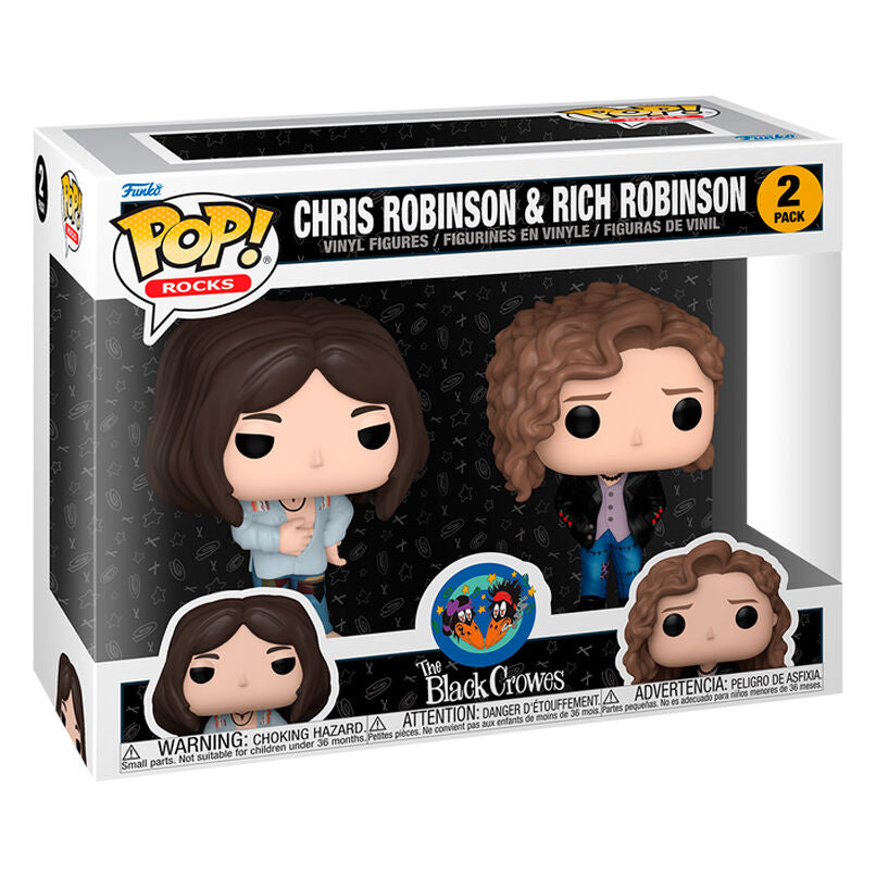 Blister 2 figuras POP The Black Crowes Chris Robinson &amp; Rich Robinson