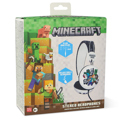 Auriculares Universais Minecraft
