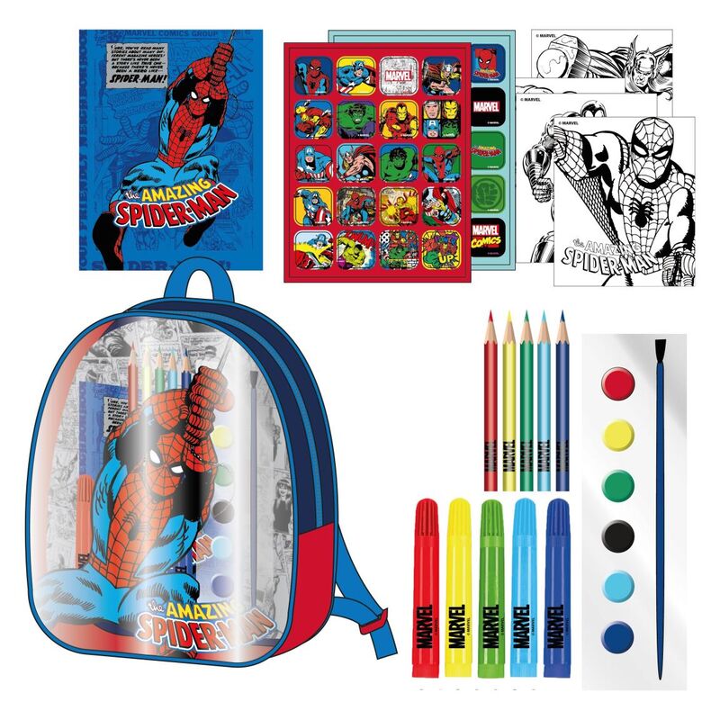 Set de Papeleria Mochila Avengers Marvel