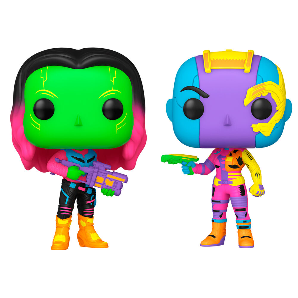 Pack 2 Figuras POP Marvel Guardiões da Galáxia Gamora &amp; Nebula Exclusive