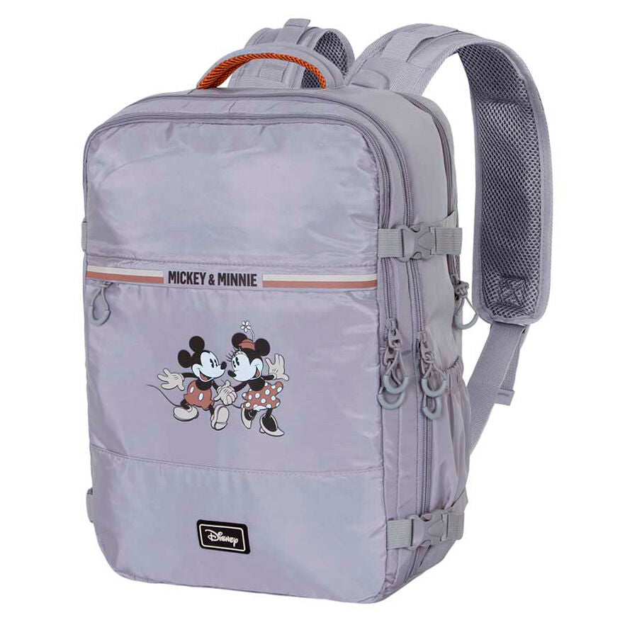 Mochila Escolar Minnie &amp; Mickey Disney 49cm