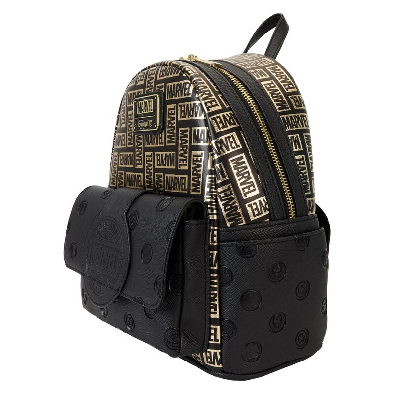 Mochila Pré-Escolar Classic Logo Marvel Loungefly 26cm