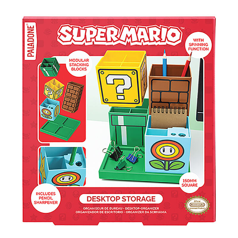 Organizador Escritório Super Mario Bros 15cm
