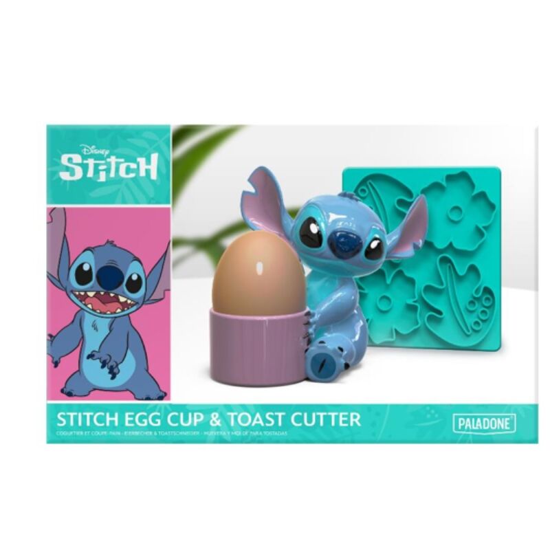 Conjunto de porta-ovos e moldes Disney Stitch