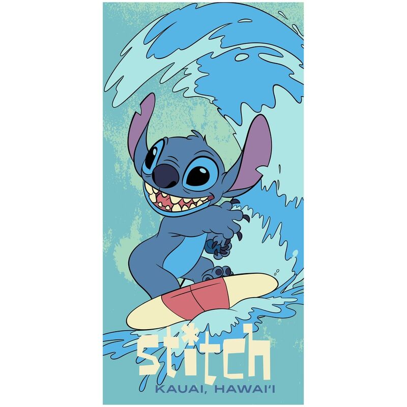 Toalha de Praia Microfibra Stitch Disney