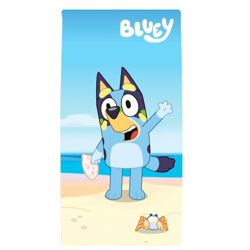Toalha de Praia Microfibra Bluey
