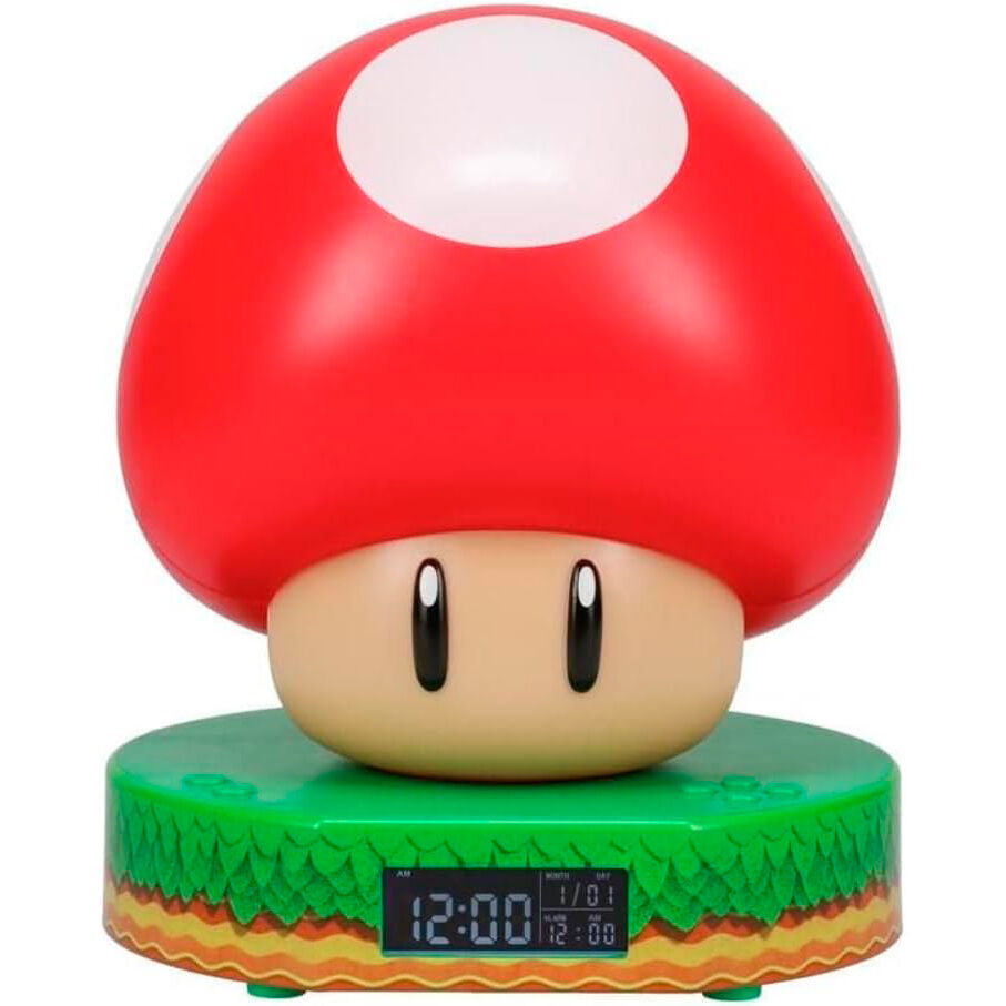 Relógio Despertador Mushroom Super Mario Bros