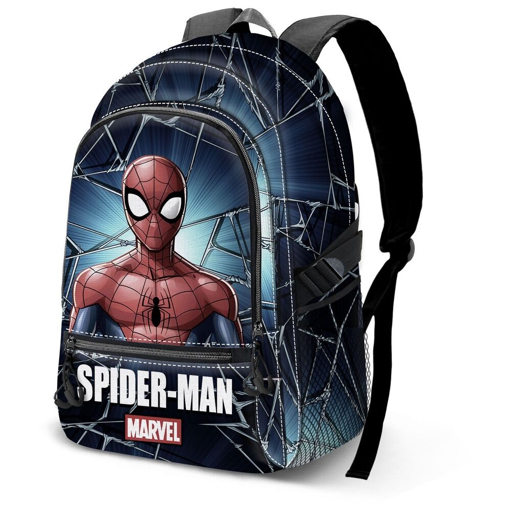 Mochila Escolar Adaptável Maximum Spiderman Marvel 44cm