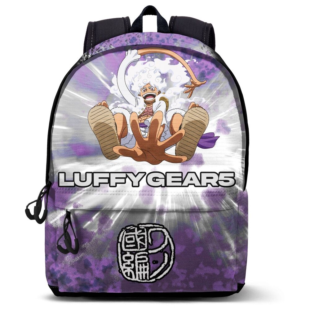 Mochila Escolar Média Luffy Gear 5 One Piece 35cm