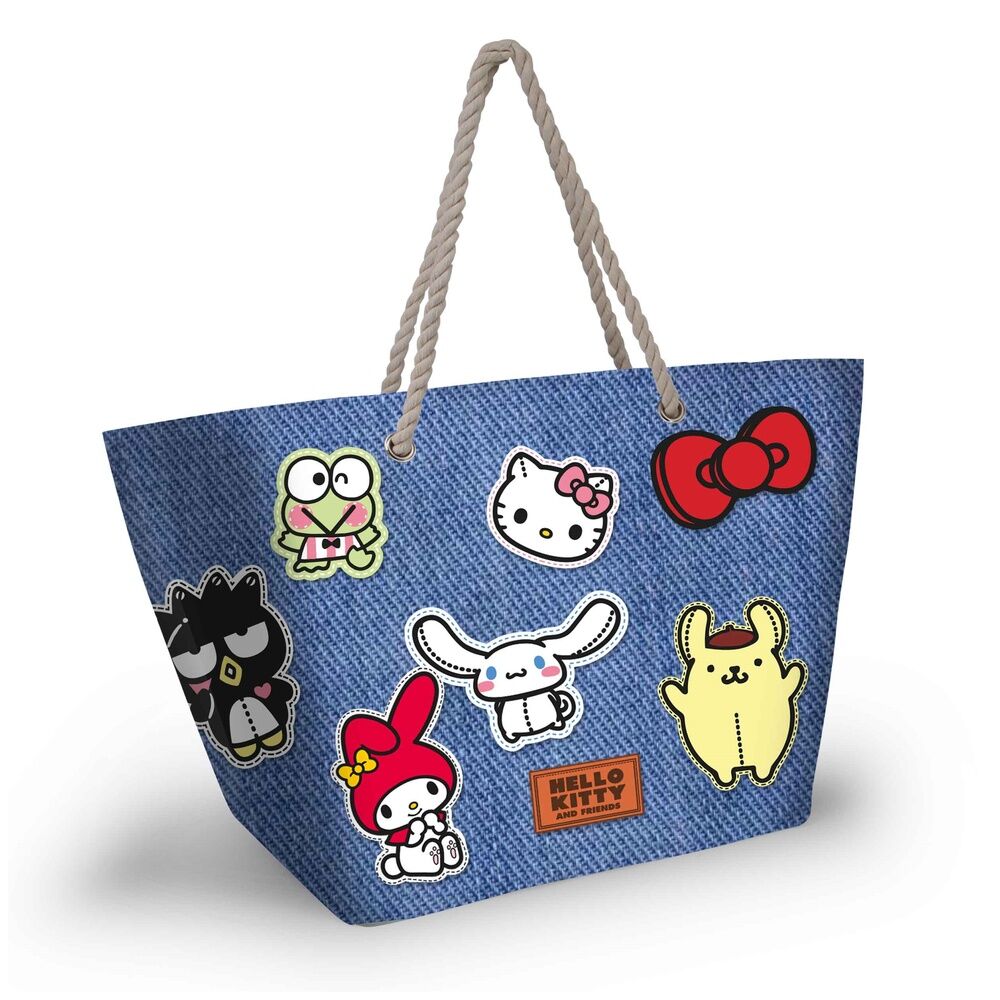 Bolsa de Praia Stickers Hello Kitty