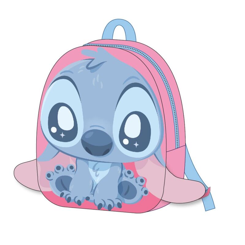 Mochila Pré-Escolar Stitch Disney 22cm
