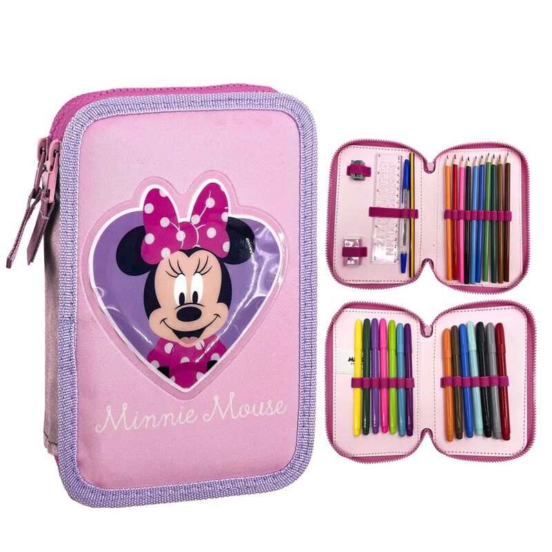 Estojo Duplo Minnie Disney