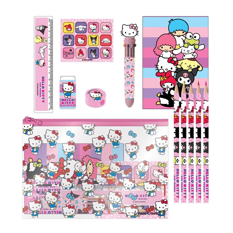 Conjunto de Papeleria Hello Kitty