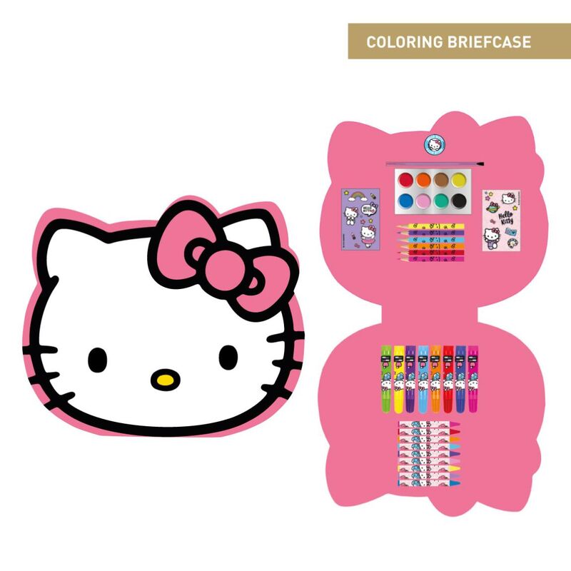 Set colorir Hello Kitty