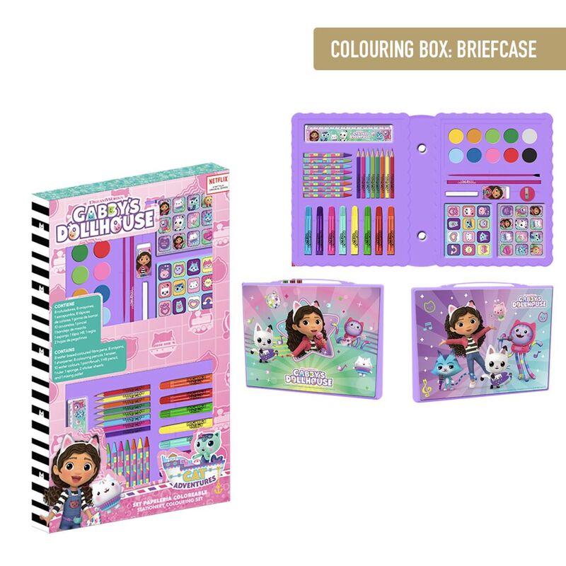 Set de Papeleria A Casa das Bonecas Gabby