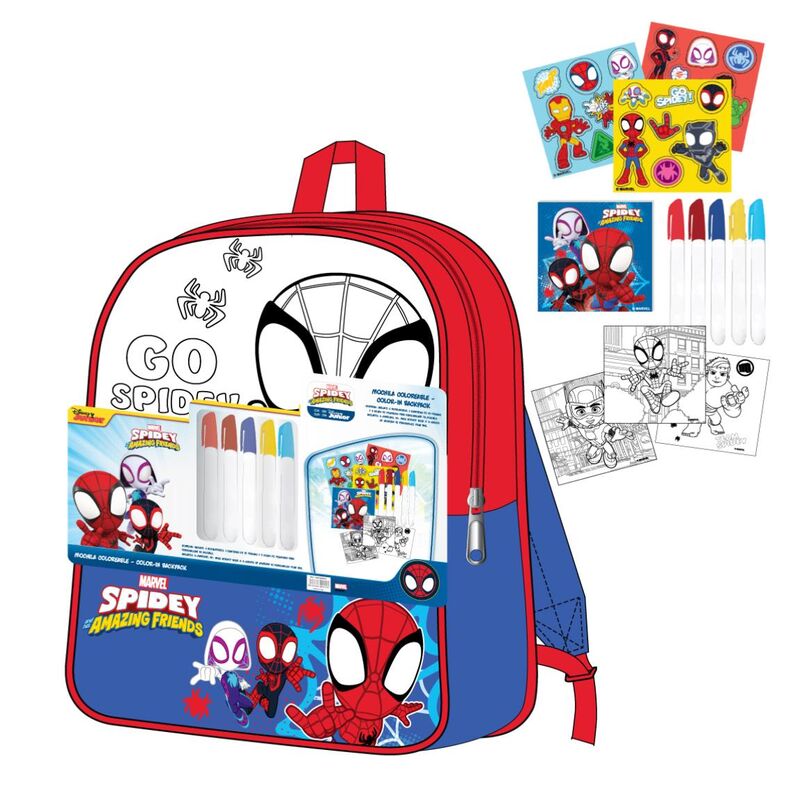 Set de Papelaria Diy Spidey Amazing Friends Marvel