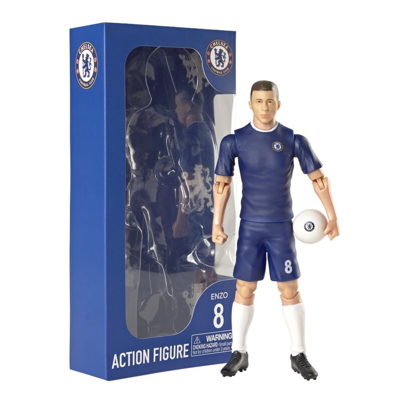 Figura Action Futebol Enzo Fernandez Chelsea 20cm