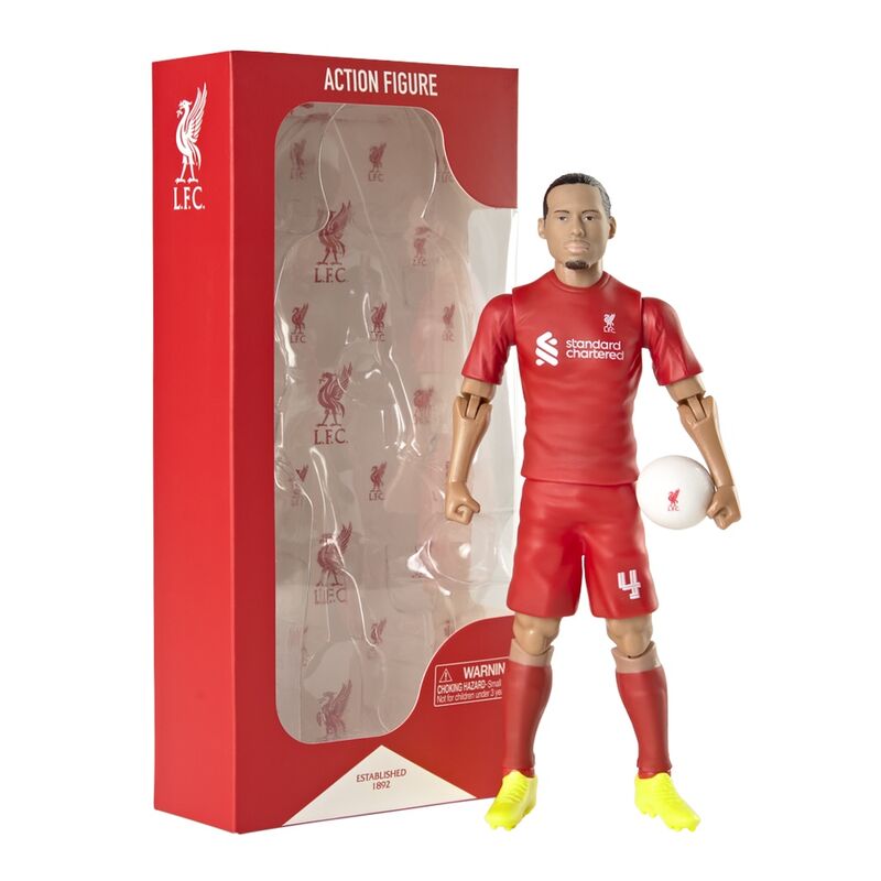 Figura Action Futebol Virgil Liverpool Football Club 20cm