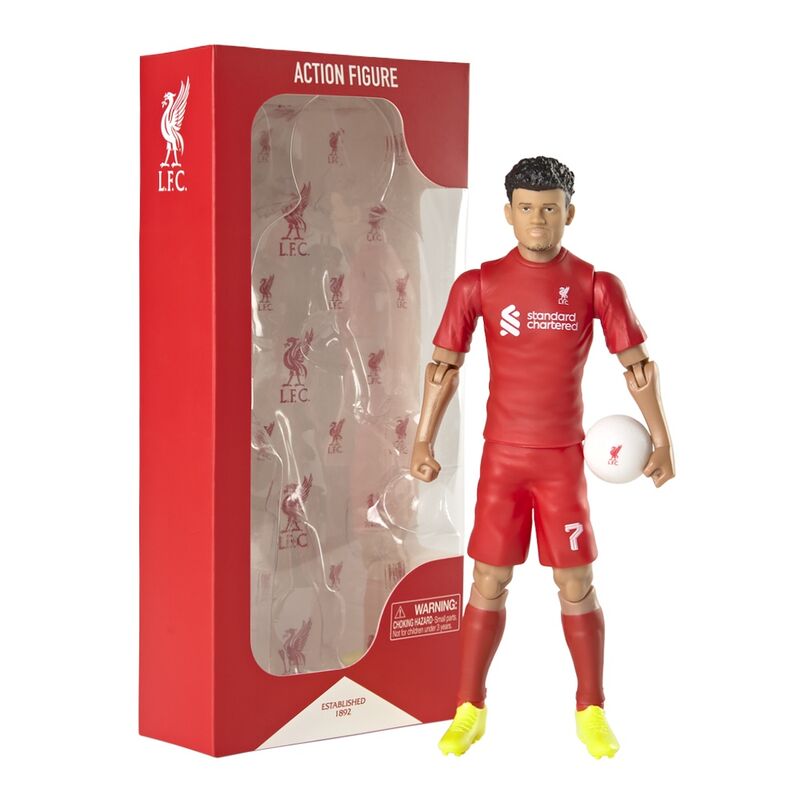 Figura Action Futebol Luis Diaz Liverpool Football Club 20cm