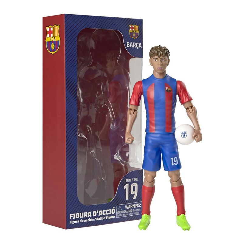 Figura Action Futebol Lamine Yamal FC Barcelona 20cm