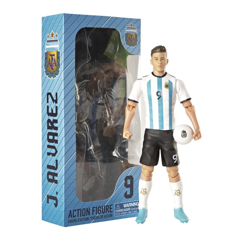 Figura Action Futebol Julian Alvarez Argentina 20cm