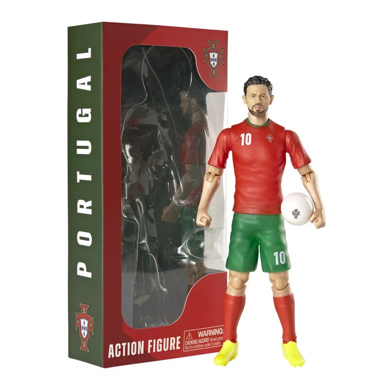 Figura Action Futebol Bernando Silva Portugal 20cm