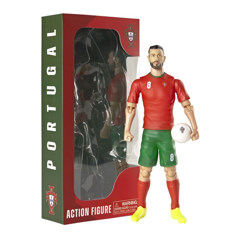 Figura Action Futebol Bruno Fernandes Portugal 20cm