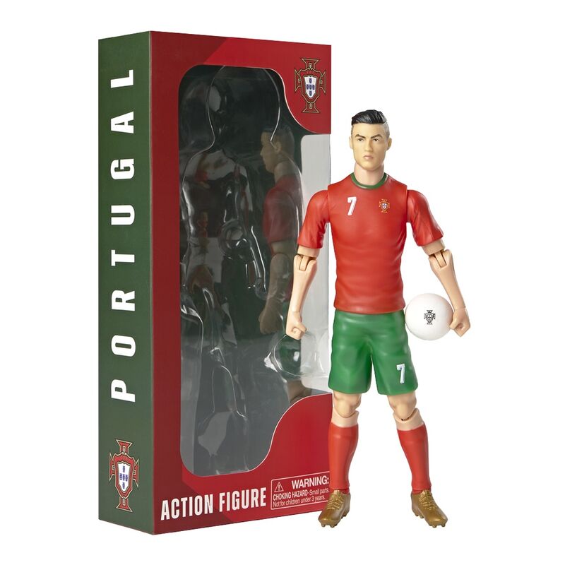Figura Action Futebol Cristiano Ronaldo Portugal 20cm