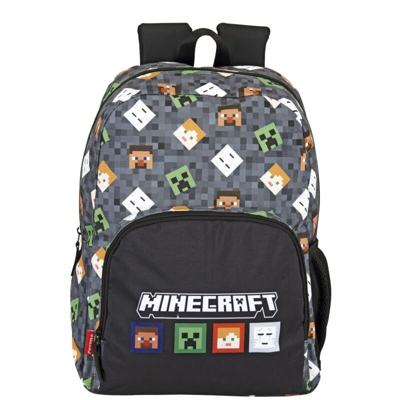Mochila Escolar Minecraft 43cm