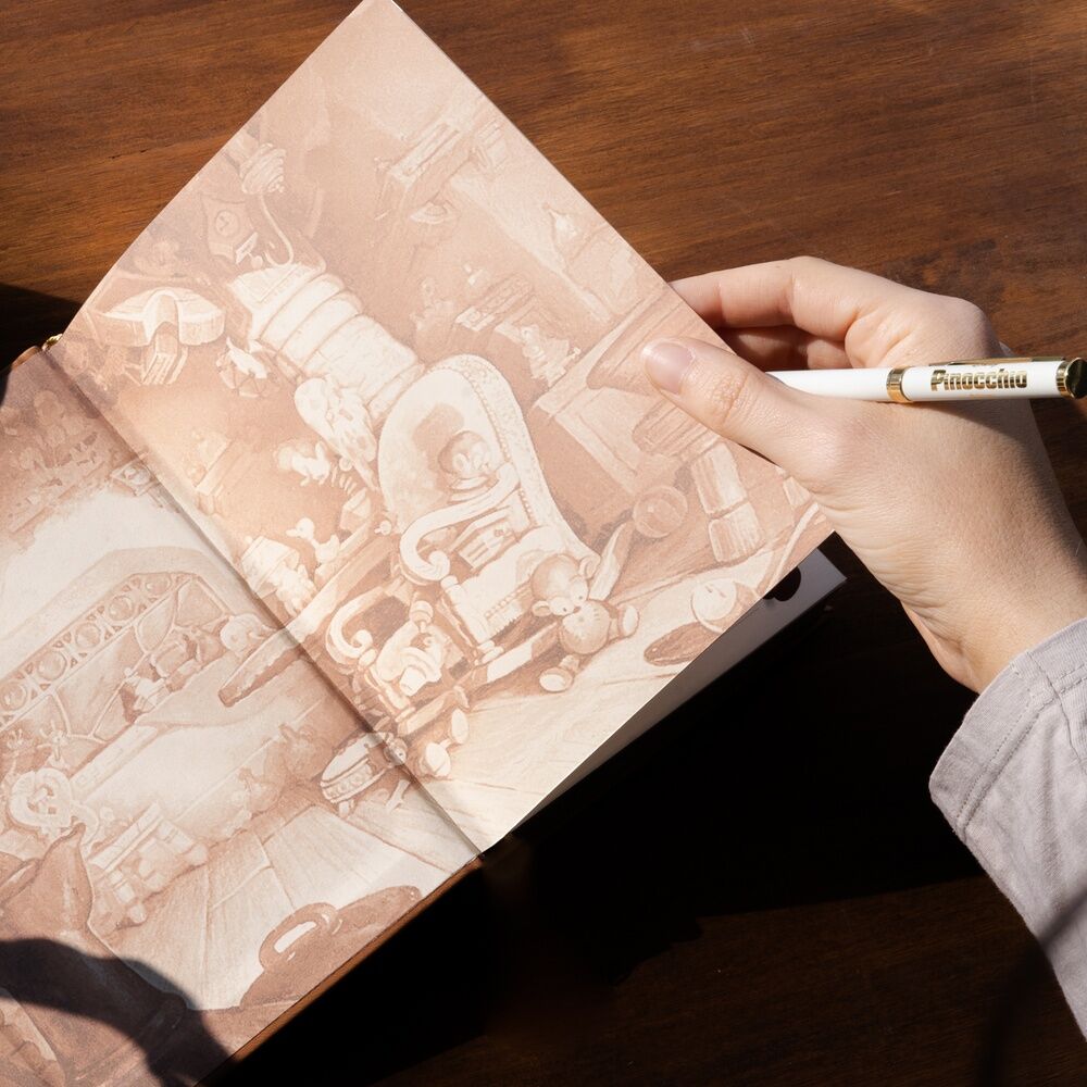 Set Caderno A5 + Caneta Pinóquio Disney