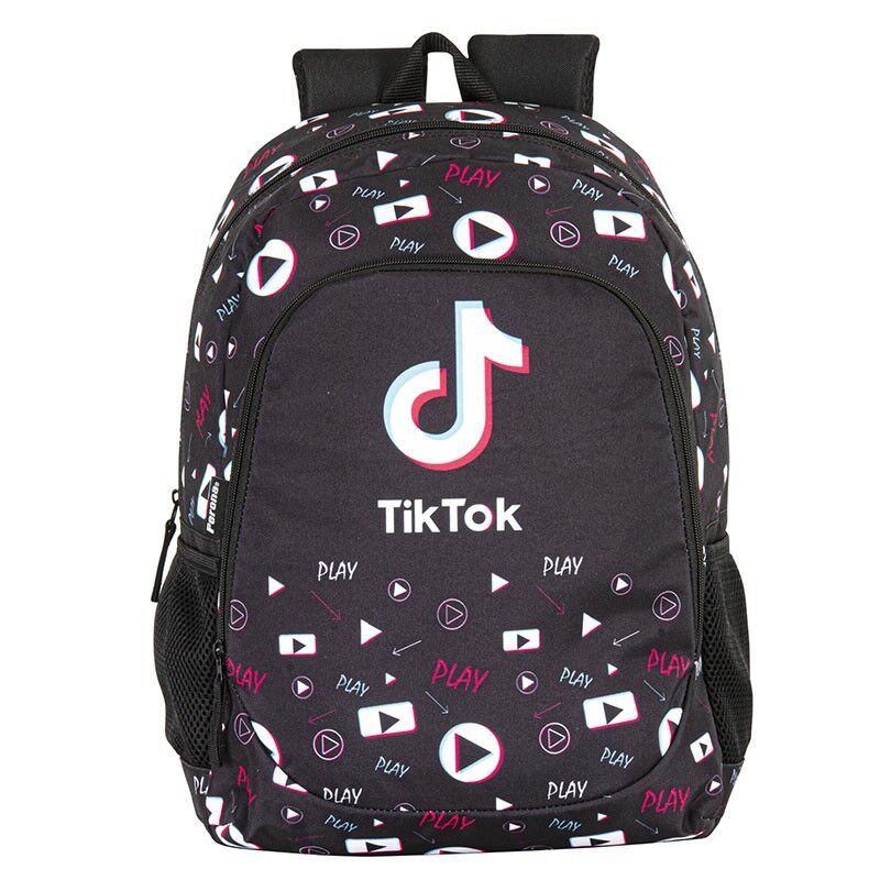 Mochila Escolar Tik Tok 42cm