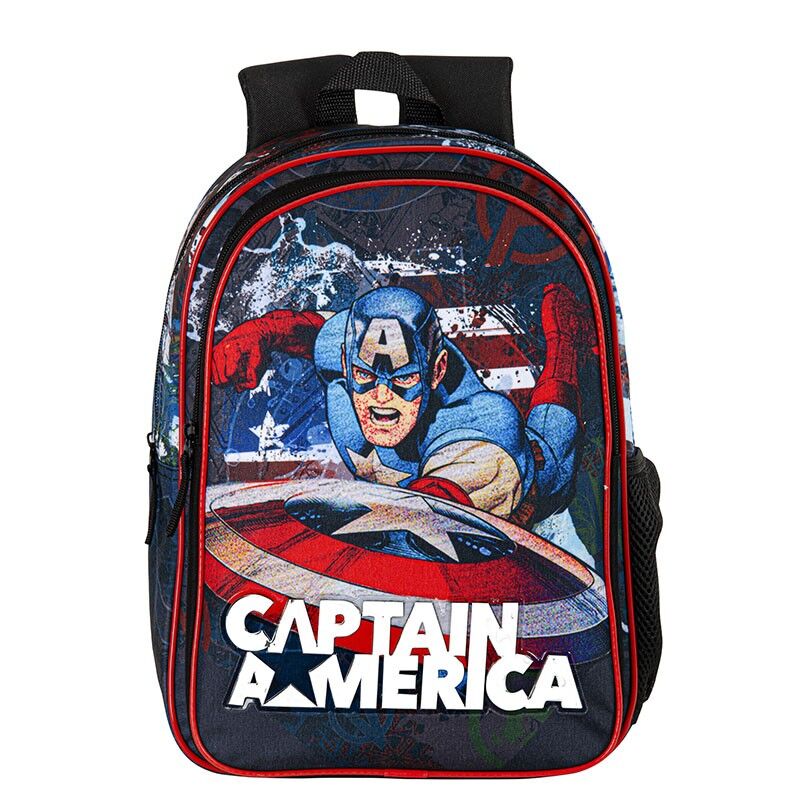 Mochila Escolar Capitão América Marvel 39cm
