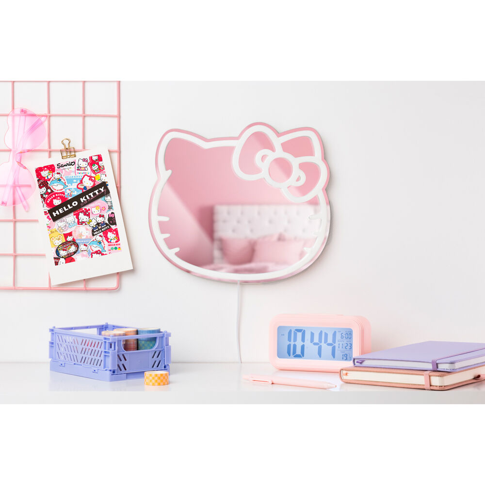 Espelho LED Neon Hello Kitty