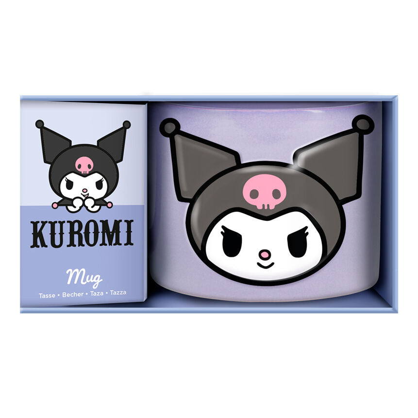 Caneca Kuromi Hello Kitty 400ml