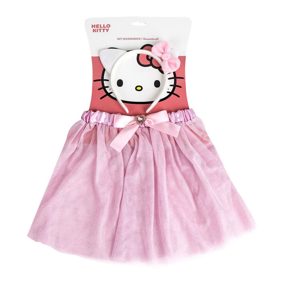 Set de Beleza com saia + bandolete Hello Kitty