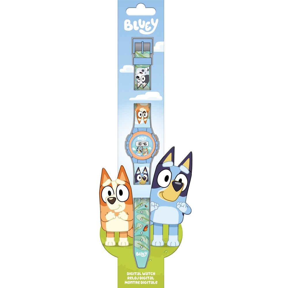 Relógio Digital Bluey