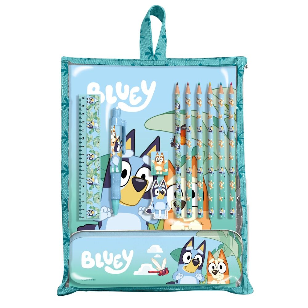 Set de Papelaria Bluey