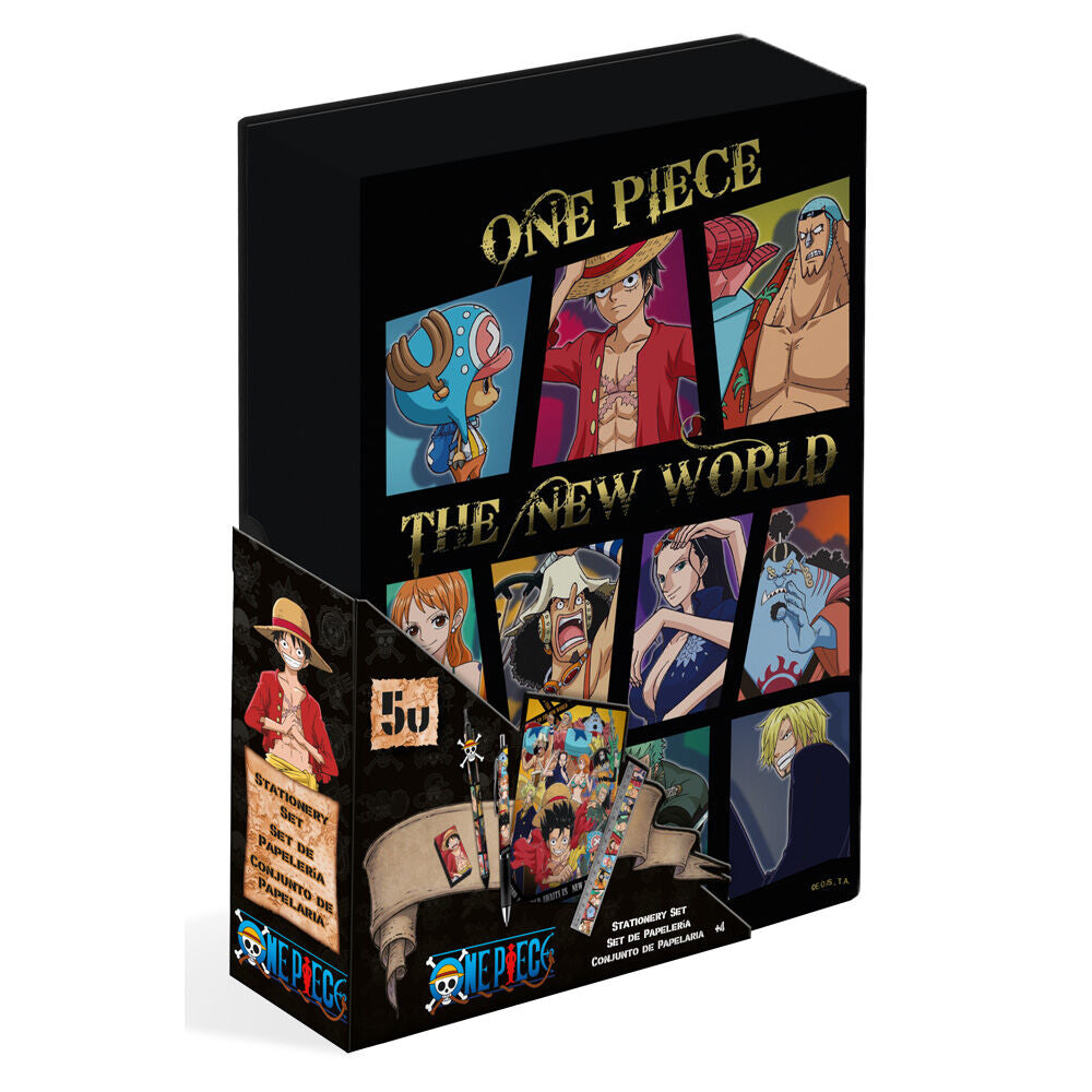 Set de Papelaria One Piece 5pcs