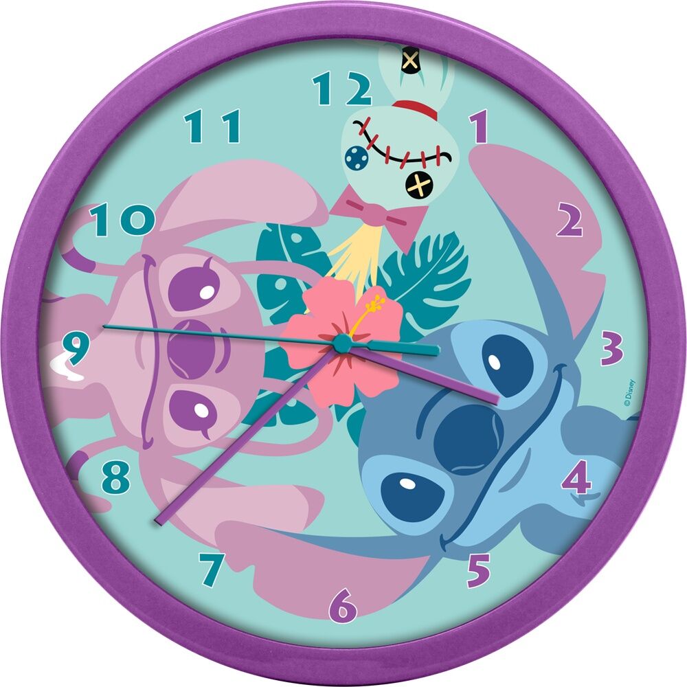 Relógio de parede Stitch Disney