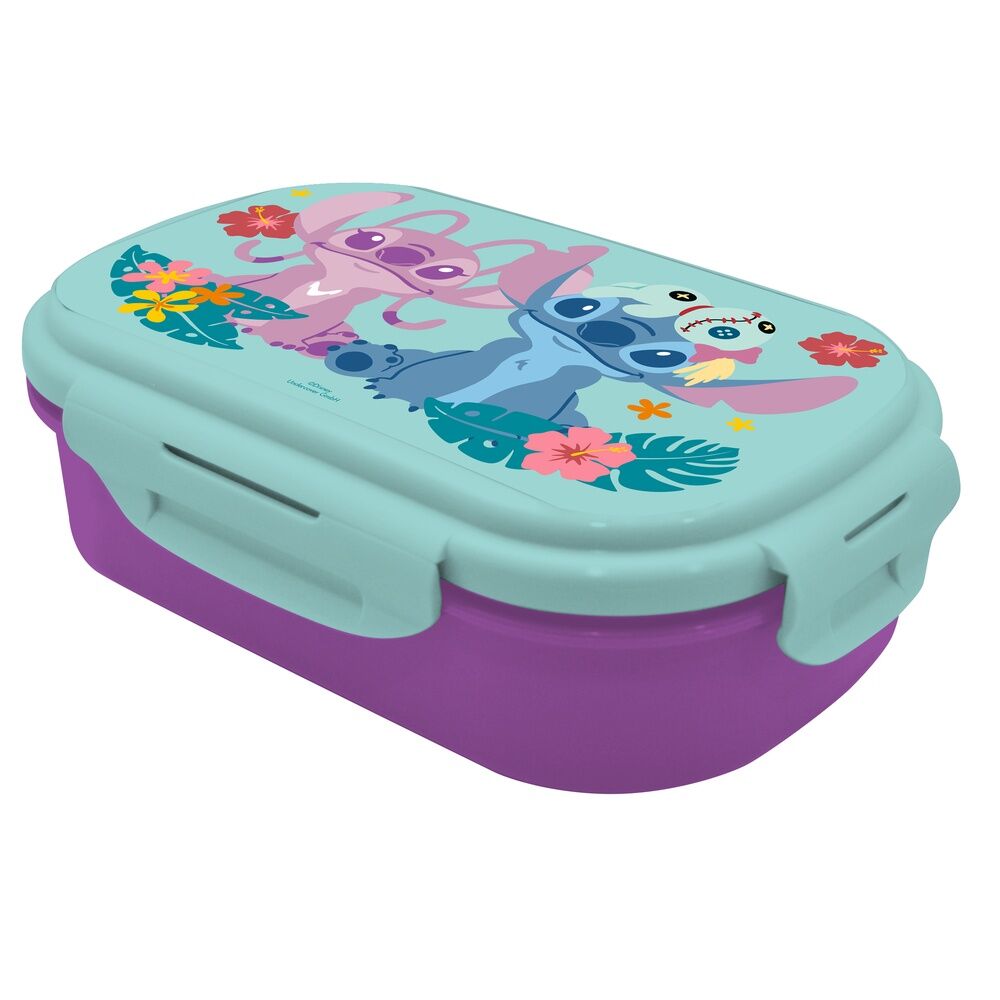 Sanduicheira + Talheres Stitch Disney