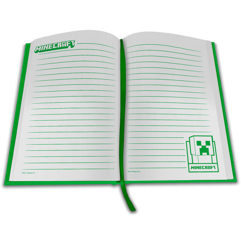 Caderno de Relógio LED Minecraft