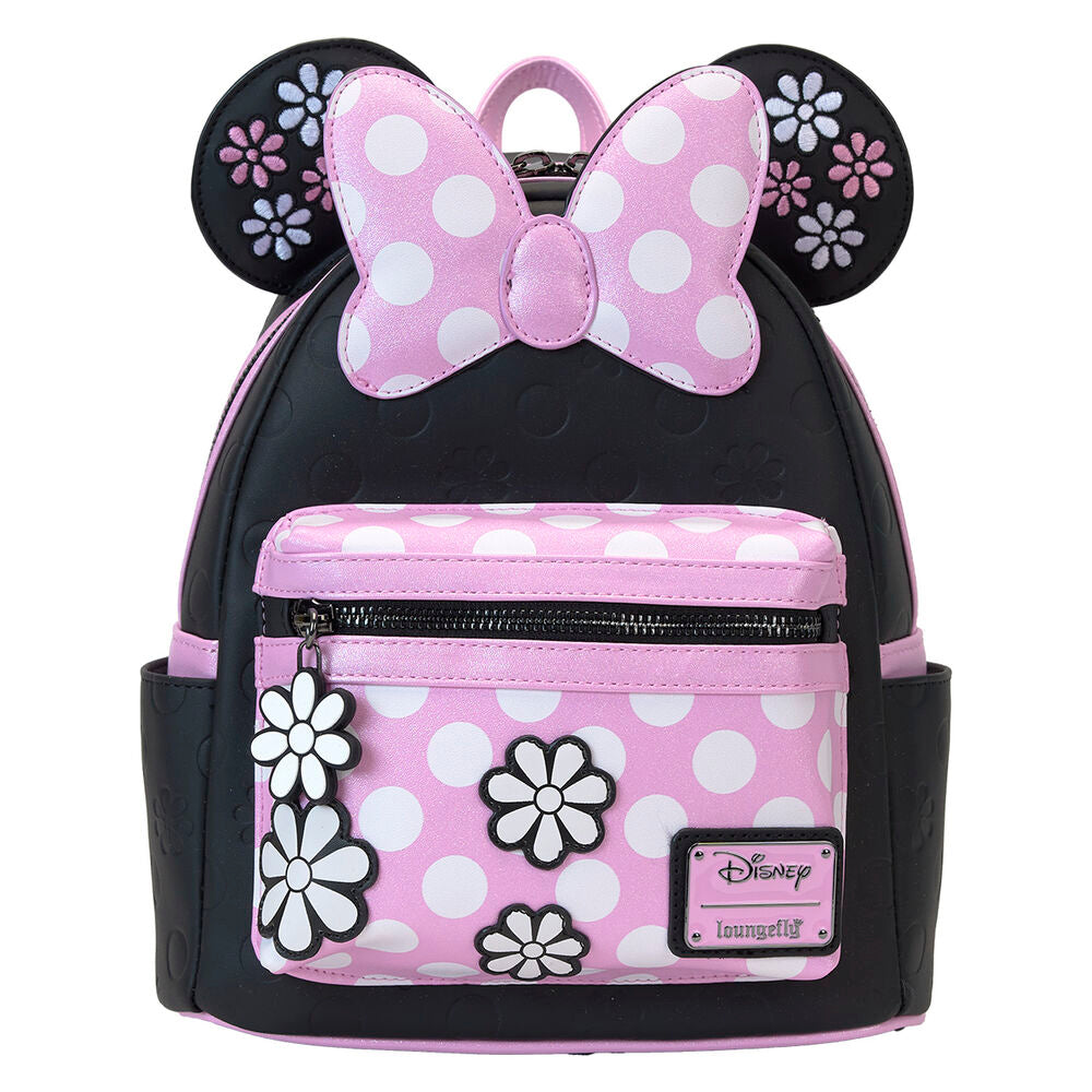 Mochila Casual Floral Rock the Dots Minnie Disney Loungefly
