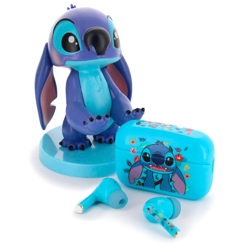 Mini Cable Guy + Fones de ouvido sem fio Stitch Disney