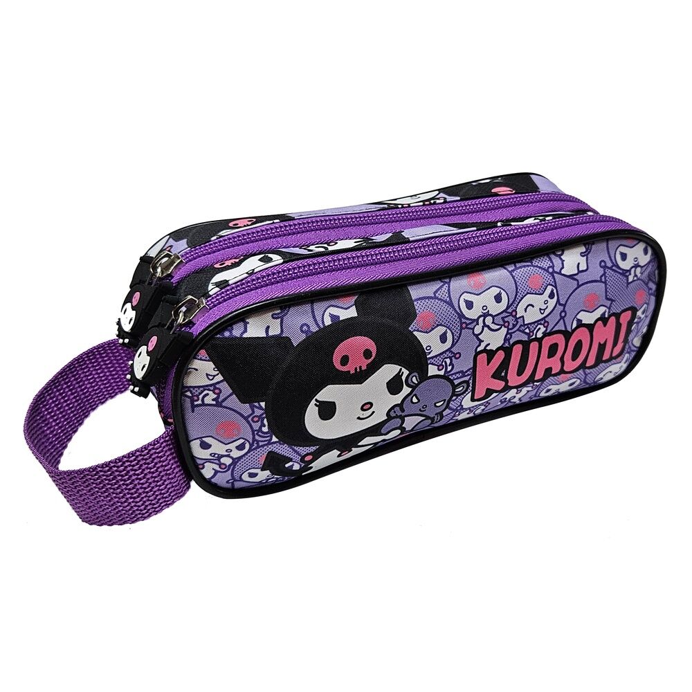 Estojo Duplo Kuromi Hello Kitty