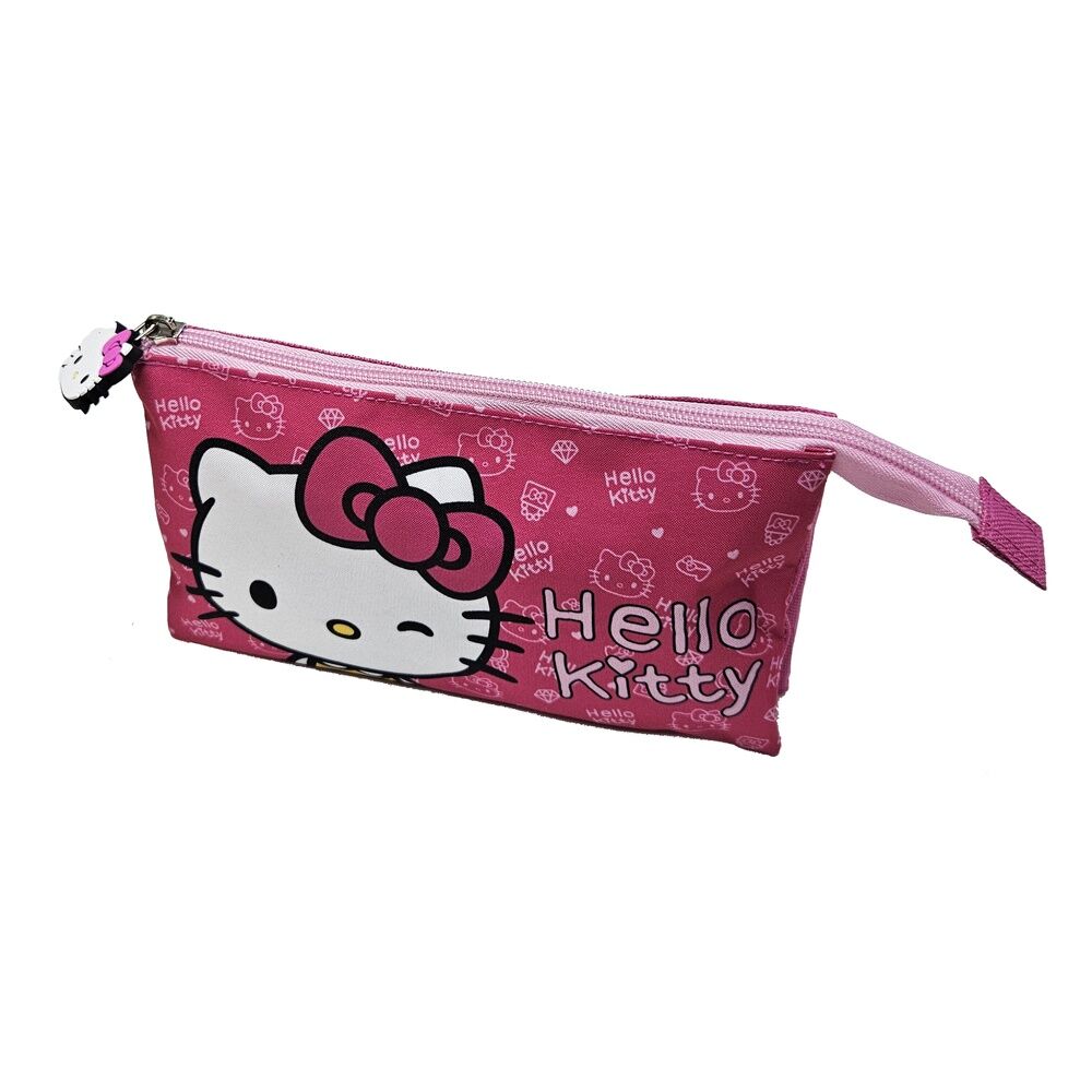 Estojo Triplo My Style Hello Kitty