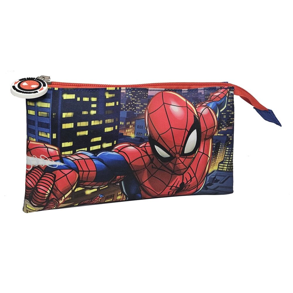 Estojo Triplo City Spiderman Marvel