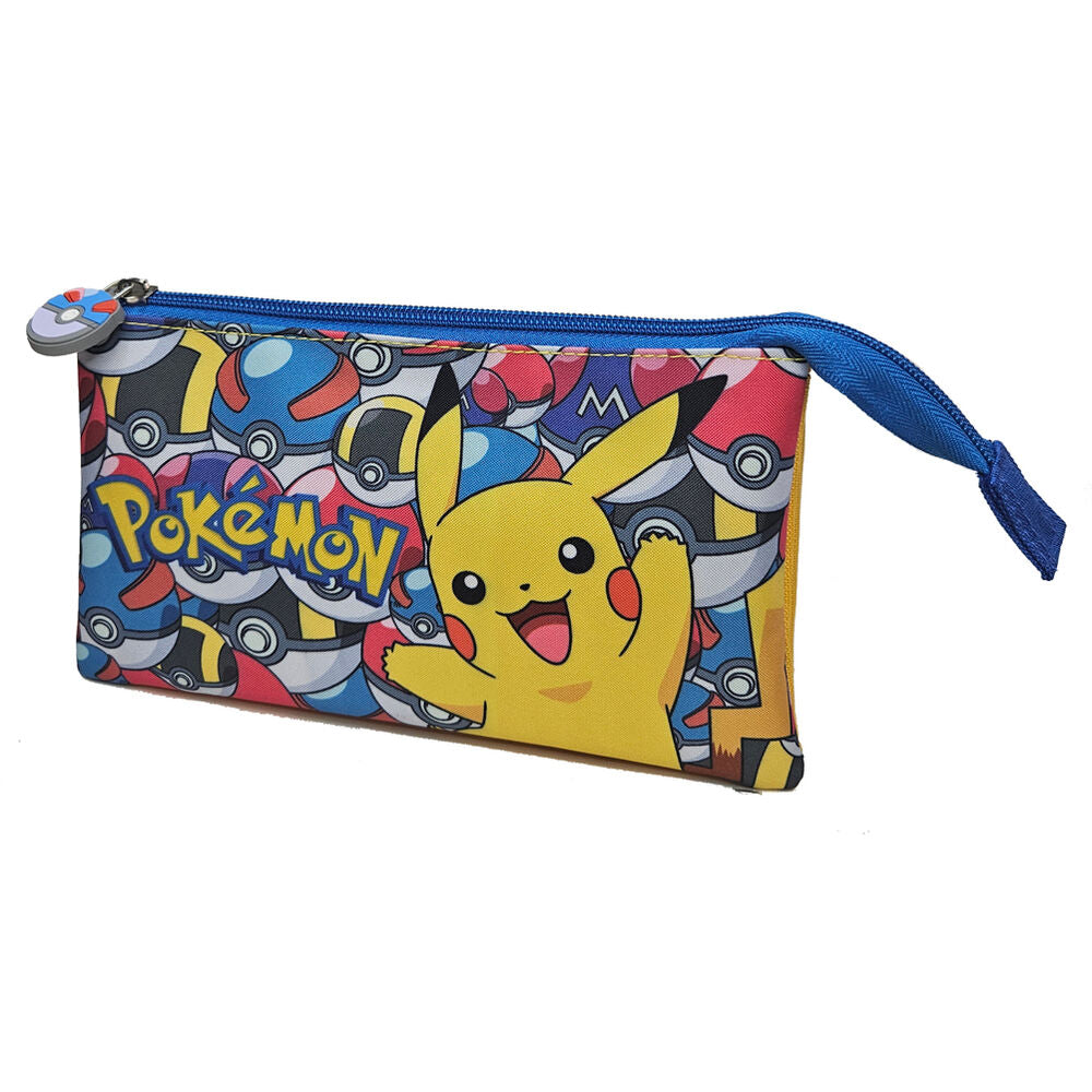 Estojo Triplo Classic Pokemon