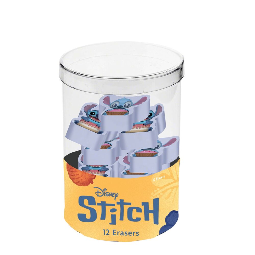 Cubo 12 Gomas Stitch Disney