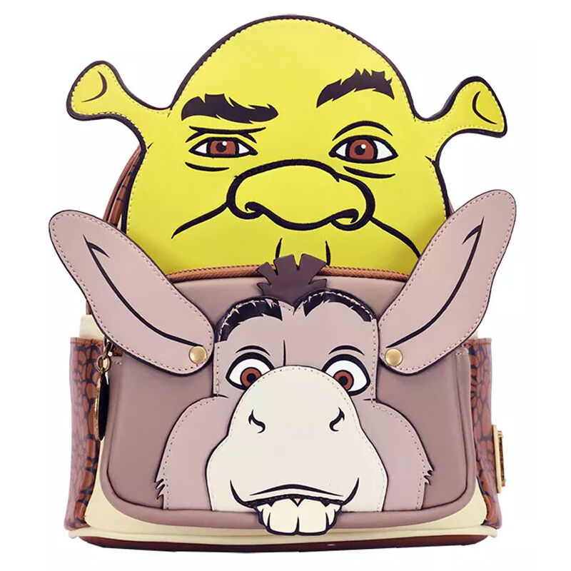 Mochila Casual Shrek &amp; Donkey Shrek Loungefly 31cm