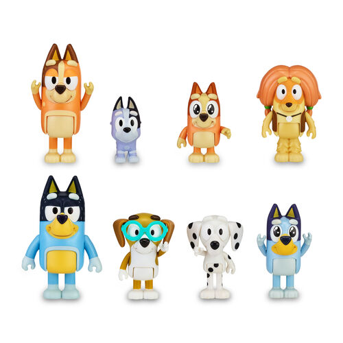 Pack 8 Figuras Bluey